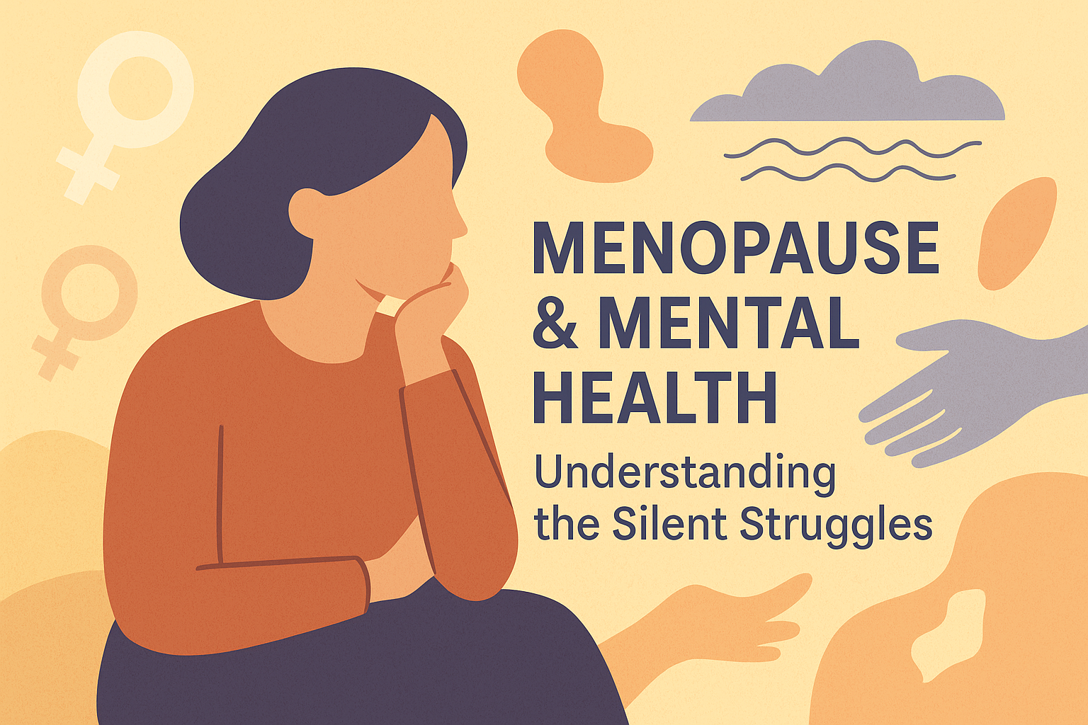 Menopause and Mental Health - poster 1 mindliftnow.com