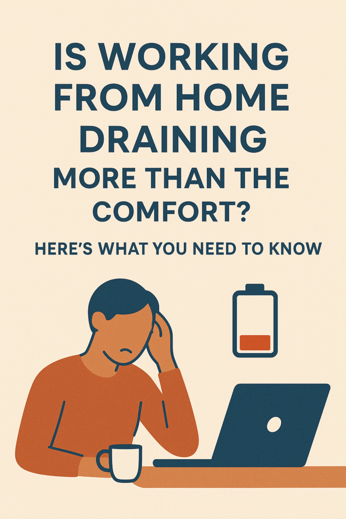 Working From Home - Poster 1 - mindliftnow.com - AI generated image using chatgpt