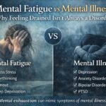 Mental Fatigue vs Mental Illness - mindliftnow.com - AI generated image using chatgpt