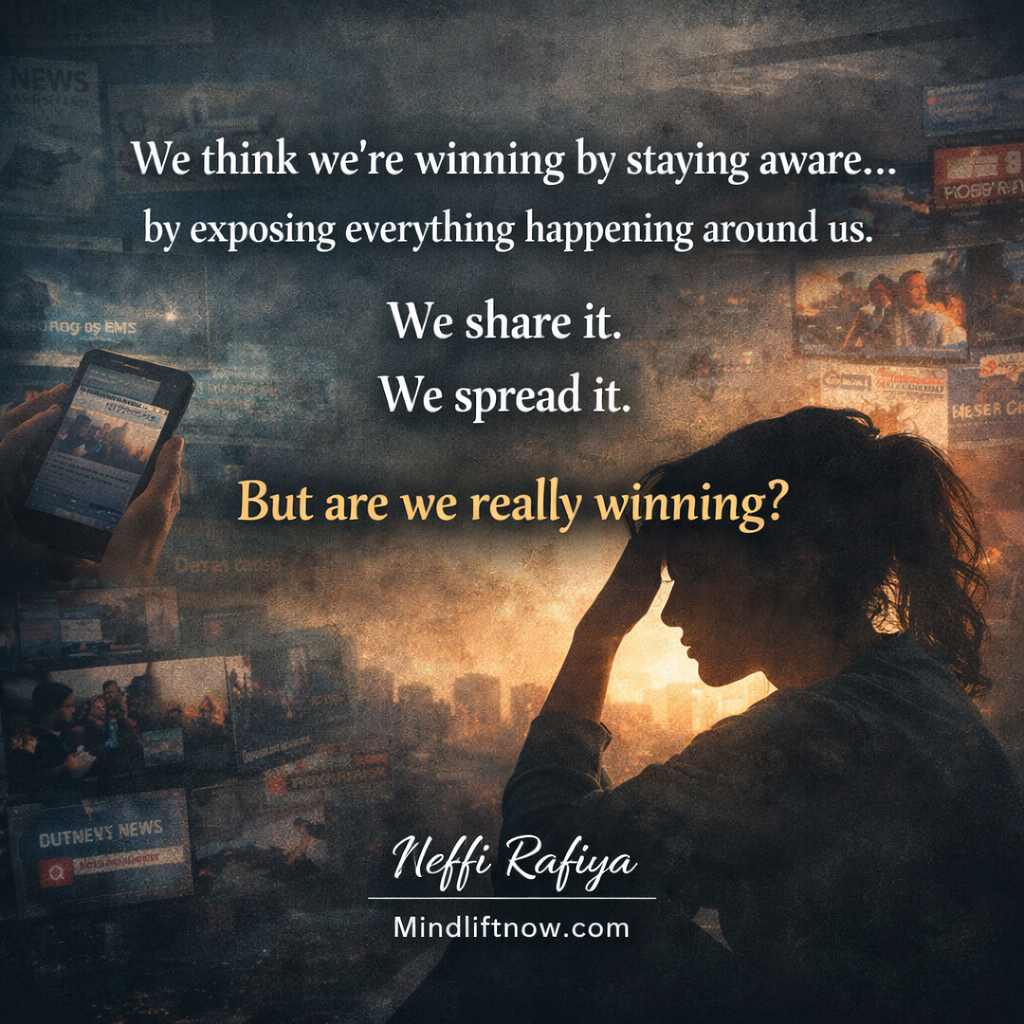 Information overload Poster 1- mindliftnow.com